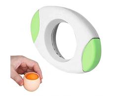 New Egg Cutter Topper - Affetta uova per uova sode - Cracker per uova in acciaio inossidabile Semplice da usare - Idee pratiche Utensili da cucina Apriuova Portatile e facile da riporre (tre colori)