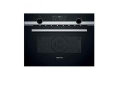 Siemens Forno a microonde con funzione di aria calda, acciaio INOX