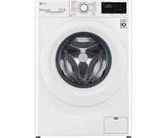LG F2WV3S7N3E Lavatrice Slim a Carica Frontale 7 Kg, 1200 Giri/min, Intelligenza Artificiale AI DD, Anti Piega, Motore Inverter Direct Drive, Smart Diagnosis 60x85x47.5 cm - Bianco