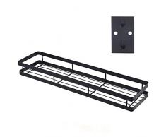 Cucina mensola della cucina rack di stoccaggio 50 centimetri Cucina Punch-libera for montaggio a parete, aromi e spezie rack di stoccaggio (nero) ZYS regalo di giorno del servizio di pulizie e Organiz