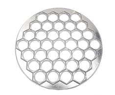 Stampo per pelmeni, stampo per ravioli, 37 fori, stampo per ravioli in lega di alluminio, pressa per ravioli russi