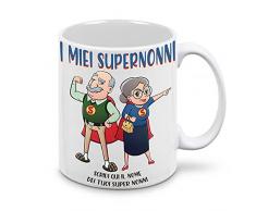Tazza da regalo - Festa dei nonni 2021, personalizzabile con nomi (Nonni)