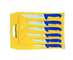 F.DICK Set di coltelli ErgoGrip coltello Francese, scimitarra, coltello per disossare