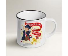 Scratch Lover, Mug Lover – Congratulazioni Dottoressa (ITALIANO) – Tazza Stile Vintage, idea regalo con busta e biglietto augurale e sacchettino organza