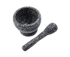 collectsound Mortaio Allaglio, Schiaccia-aglio Ciotola Per Schiacciare La Famiglia Vaso Per Schiacciare Mortaio Pestello Gadget Da Cucina Colore marmo