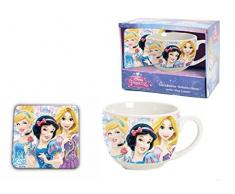 DISNEY - PRINCESS - SET TAZZA+SOTTOBICCHIERE