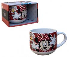 Tazza in ceramica, Minnie Mouse, Disney, tazza larga jumbo, 380 ml, in scatola