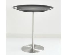 Alessi JM12 WI piano e vassoio in ABS Op-la Vassoio//tavolino base in acciaio inossidabile bianco.
