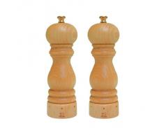 PEUGEOT 2/23386 Paris Natur u Select - Macinapepe e macinasale, da 18 cm, Colore: Legno Naturale