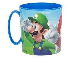 Tazza per bambini in plastica riutilizzabile per microonde da 350 ml di Super Mario