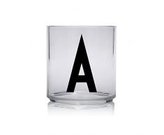 Design Letters Bicchiere Bambino | Tazze Colazione per Bambini | Tritan Bicchiere Neonato 6 Mesi | Sippy Cup Senza BPA e BPS | Bicchiere Acqua Lavabile in lavastoviglie | Tazza Bambini Trasparente