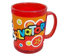 TAZZA IN PLASTICA con Nome A Rilievo - Salvatore - JC084