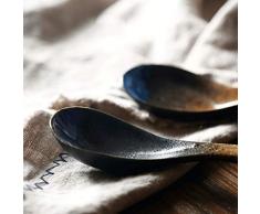 Cucchiaio Di Ceramica In Stile Giapponese Ramen Bowl Cucchiaio Di Minestra Cucchiaio Di Riso Cucchiaio Da Tavola Per La Prima Colazione