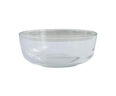 WHWHNA HWH Ciotola di Vetro Trasparente, Ciotola Spessa Ciotola Resistente al Calore Ciotola di Frutta Ciotola di Servizio Ciotola da Dessert Bar Stoviglie 5,7-7 Pollici insalatiera (Size : 7Inch)