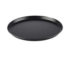 APS Piatto per pizza rotondo Ø 36/34,3 x 2,5 cm - vassoio per pizza in piatto blu, non rivestito, lunga durata, per la cottura professionale della pizza