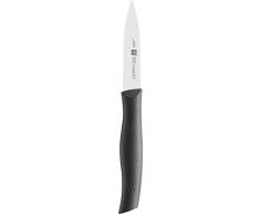 Zwilling 38720-090-0 Twin Grip Coltello Spelucchino, Nero, 9 cm