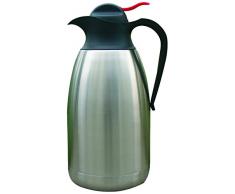 MSV 110117 - Caraffa termica in polipropilene/acciaio INOX, capacità 1,2 L, colore nero