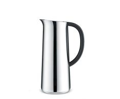 Alessi Nomu NF05 Caraffa Termoisolante di Design in Acciaio e Resina Termoplastica