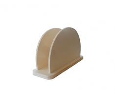 PORTATOVAGLIOLI PORTACARTE IN LEGNO PER IL FAI DA TE O DECOUPAGE 3 PEZZI