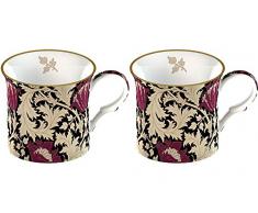 Creative Tops Set di 2 Tazze in Porcellana V&A William Morris Anemone