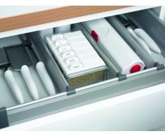 Emsa Spice Box Schedario Portaspezie, 6 Spezie, Vetro, Trasparente/Verde
