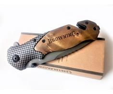 Browning Coltello Molla MOLLETTA Escursionismo Sopravvivenza Caccia Campeggio