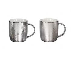 Tognana All Silver Set 2 Mug bombati