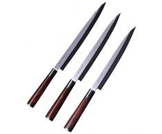 Sashimi Knife Yanagiba Filiting Coltelli Sushi Import 1.4116 Acciaio con manico in legno in scatola regalo 10/11 / 12 pollici Coltello da cuoco (Color : 11 inch)
