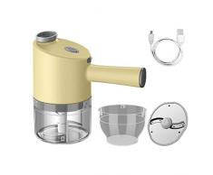 Mini affettatrice per alimenti Tritatutto Tagliaverdure Tritatutto per aglio Robot da cucina portatile per cucina Alimenti per bambini Sostituzione affettatrice elettrica per alimenti