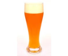 2 frumento birra bicchieri con 0,5 litro schiuma di riempimento trasparente # Pesante bicchieri # Gastronomia necessità