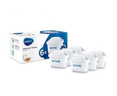 BRITA Filtri MAXTRA+ per Caraffa Filtrante per acqua - Pacchetto semestrale incl. 6 Filtri MAXTRA+ per la riduzione di cloro, calcare e impurità