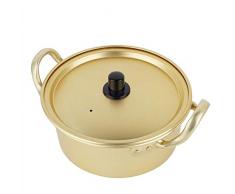 Pentole Per Spaghetti Pentola Alluminio - Noodle Coreana Ramen Istantanei In Giallo Coreano(20cm)