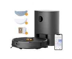Imou Robot Aspirapolvere L11Pro, spazzare, pulire e aspirare 3in1, aspirapolvere robot con stazione di svuotamento automatico, autonomia 110 mins 2700Pa, navigazione con mappatura laser