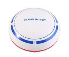 Robot USB ricaricabile Aspirapolvere automatico, spazzatrice domestica o da ufficio, aspirapolvere intelligente Pulitore robot aspirante per spazzatrici domestiche (bianca)