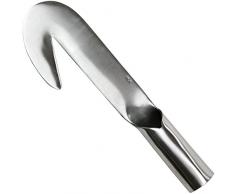 RONCOLA ULIVI ACCIAIO INOX CON CANNA RONCOLETTA PER POTA POTATURA ORTO GIARDINO