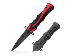 HONZIN Coltello Pieghevole Coltello Tascabile con Clip da Tasca, Lama in Acciaio Inossidabile 3Cr13, Coltello da Sopravvivenza per Campeggio Allaperto Caccia Escursionismo