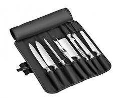 Pradel Excellence I7100 Borsa coltelli da Cucina 9 Pezzi Inox