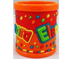 TAZZA IN PLASTICA CON NOME ELEONORA A RILIEVO - JT038
