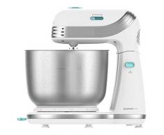 Cecotec Impastatrice Cecomixer Easy White. Potenza 250W con Movimento planetario, 6 velocità, vaschetta di Acciaio Inox. capacità 3L