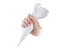 Tescoma 630473 Delicia Sac a Poche, con Mini Beccuccio, 5 Pezzi, Plastica, Trasparente, 30 cm