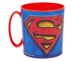 Stor Superman - Tazza per bambini in plastica riutilizzabile da 350 ml
