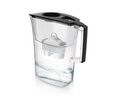 Laica Prime Line_Coffee & Tea Caraffa Filtrante, Nero, 26.5x26.7x10.3 cm