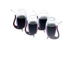 Bar Craft Set di bicchieri da degustazione trasparenti per vino porto e liquore, 4 pz, Trasparente