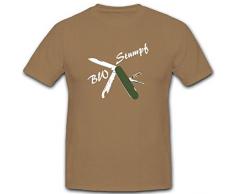 Esercito Tedesco BW Stumpf EWIG Stumpf Tasche economici Coltello da Tasca di t Shirt # 4562 Sabbia XX-Large