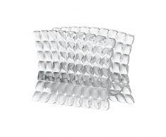 Guzzini Portatovaglioli Tiffany, Trasparente, 15.2 x 7.6 x h11 cm