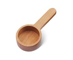 Cucchiaino da caffè Houshold Cucchiaio Dosatore in Legno, Misurino (Faggio)