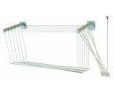 Jumbo Steed120 Stendino a Parete/Soffitto Plastificato, Acciaio, Multicolor, 120 cm