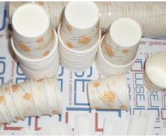 PZ 500 BICCHIERE CARTONE DEGUSTAZIONE PER CAFFE + PZ 500 PALETTE PAPER CUP COFFEE AND HOT DRINKS
