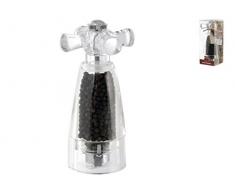 Bisetti Macina Pepe Macinapepe Acrilico Trasparente cm14.5h Utensili da Cucina