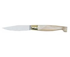 Ausonia - Coltello da tasca modello Pattada manico corno chiaro Cm 26